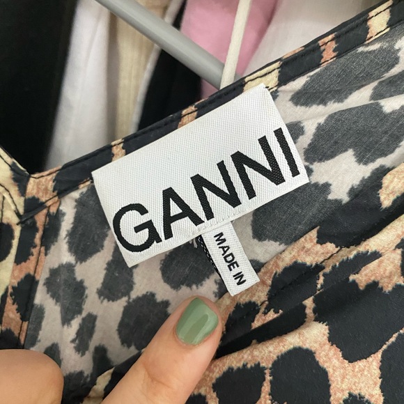 Ganni | Dresses | Ganni Leopard And 